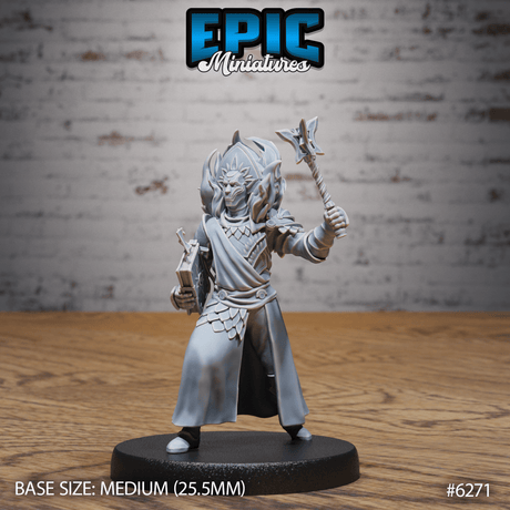 Pain Cleric Miniature | A - Tabletop RPG & D&D miniature. Perfect for wargaming & collectors
