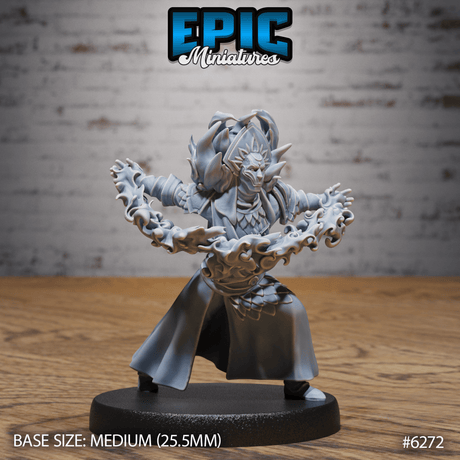 Pain Cleric Miniature | B - Tabletop RPG & D&D miniature. Perfect for wargaming & collectors