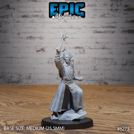 Pain Cleric Miniature | C - Tabletop RPG & D&D miniature. Perfect for wargaming & collectors