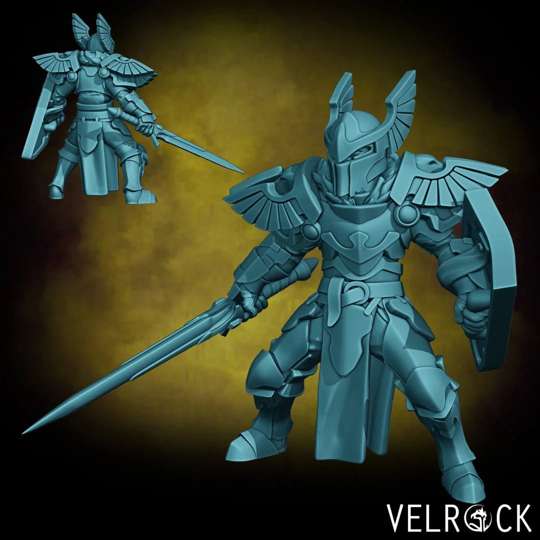 Paladins Miniature | E - Tabletop RPG & D&D miniature. Perfect for wargaming & collectors