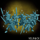 Paladins Miniature | Set of 6 - Tabletop RPG & D&D miniature. Perfect for wargaming & collectors