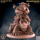 Panda Folk Monk Miniature | A - Tabletop RPG & D&D miniature. Perfect for wargaming & collectors