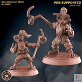 Panda Folk Monk Miniature | C - Tabletop RPG & D&D miniature. Perfect for wargaming & collectors