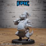 Papa Kobold Cook Miniature | A - Tabletop RPG & D&D miniature. Perfect for wargaming & collectors