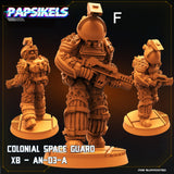 Papsikels Alien Artifact Explorers Miniature | Explorer F - Tabletop RPG & D&D miniature. Perfect for wargaming & collectors