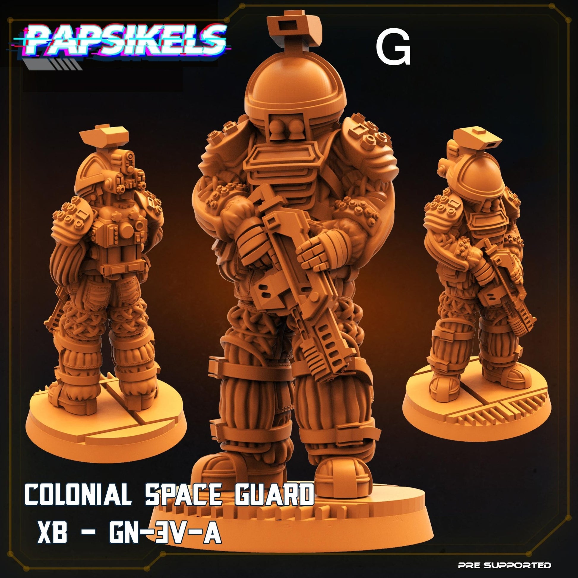 Papsikels Alien Artifact Explorers Miniature - Explorer G - 32mm