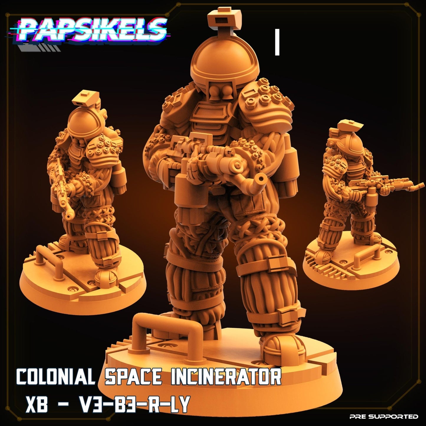 Papsikels Alien Artifact Explorers Miniature - Explorer I - 32mm
