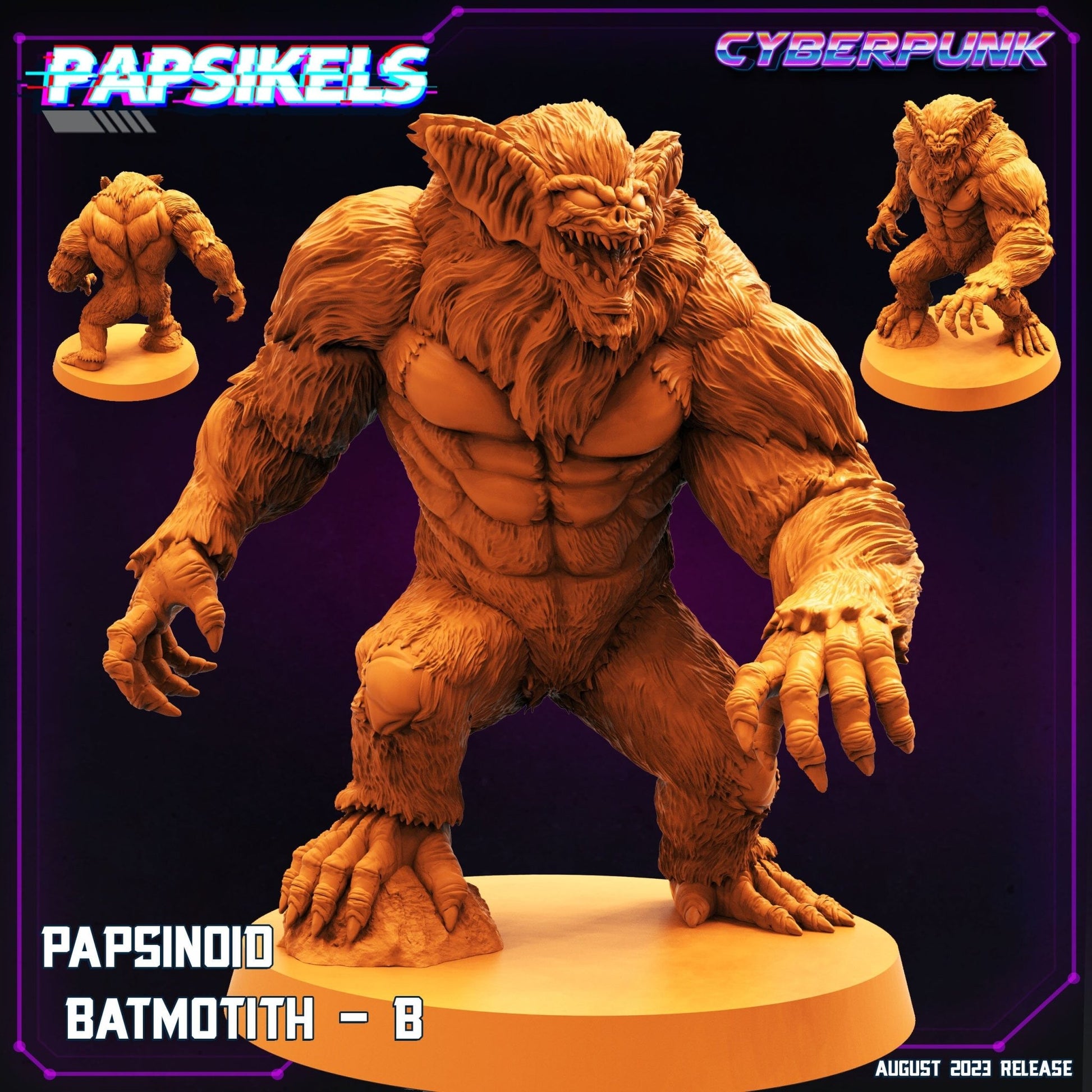 Papsinoid Batmotith Miniature - Batmotith B - 32mm
