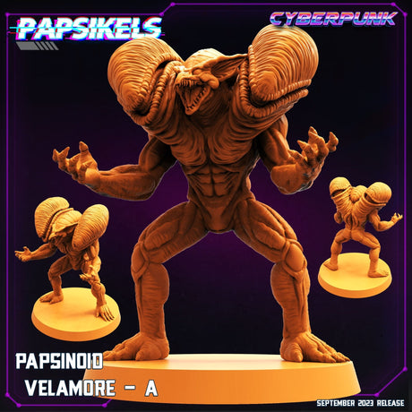 Papsinoid Velamore Miniature | Velamore A - Tabletop RPG & D&D miniature. Perfect for wargaming & collectors