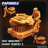 Papz Industries Hazmat Scientists Miniature | Scientist 5 - Tabletop RPG & D&D miniature. Perfect for wargaming & collectors