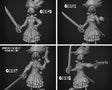 Female Parrot Folk Pirate Miniature set | set of 4 - Tabletop RPG & D&D miniature. Perfect for wargaming & collectors