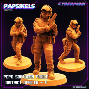 PCPD District Police Officer Miniature | Officer 1 - Tabletop RPG & D&D miniature. Perfect for wargaming & collectors
