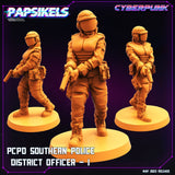 PCPD District Police Officer Miniature | Officer 4 - Tabletop RPG & D&D miniature. Perfect for wargaming & collectors