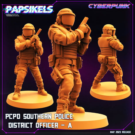 Pcpd Police Miniature | A - Tabletop RPG & D&D miniature. Perfect for wargaming & collectors