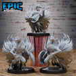 Peacock Birdfolk Miniature | Set of 3 - Tabletop RPG & D&D miniature. Perfect for wargaming & collectors
