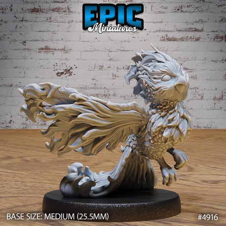 Phoenix Hatchling Miniature | 4916 - Tabletop RPG & D&D miniature. Perfect for wargaming & collectors
