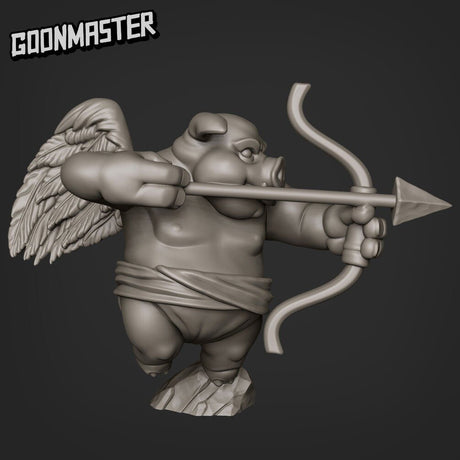 Pig Folk barbarians Miniature | D - Tabletop RPG & D&D miniature. Perfect for wargaming & collectors