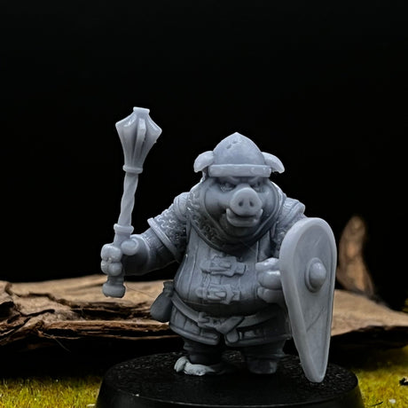 Pig Folk Miniature set | set of 4 - Tabletop RPG & D&D miniature. Perfect for wargaming & collectors