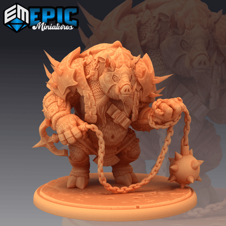 Pig Serker Miniature | A - Tabletop RPG & D&D miniature. Perfect for wargaming & collectors