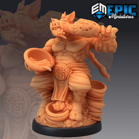 Pigsy Monster Miniature | C - Tabletop RPG & D&D miniature. Perfect for wargaming & collectors
