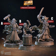 Pirate Captain Miniature | A - Tabletop RPG & D&D miniature. Perfect for wargaming & collectors