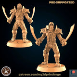 Pirates Miniature | A - Tabletop RPG & D&D miniature. Perfect for wargaming & collectors