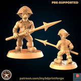 Pirates Miniature | C - Tabletop RPG & D&D miniature. Perfect for wargaming & collectors