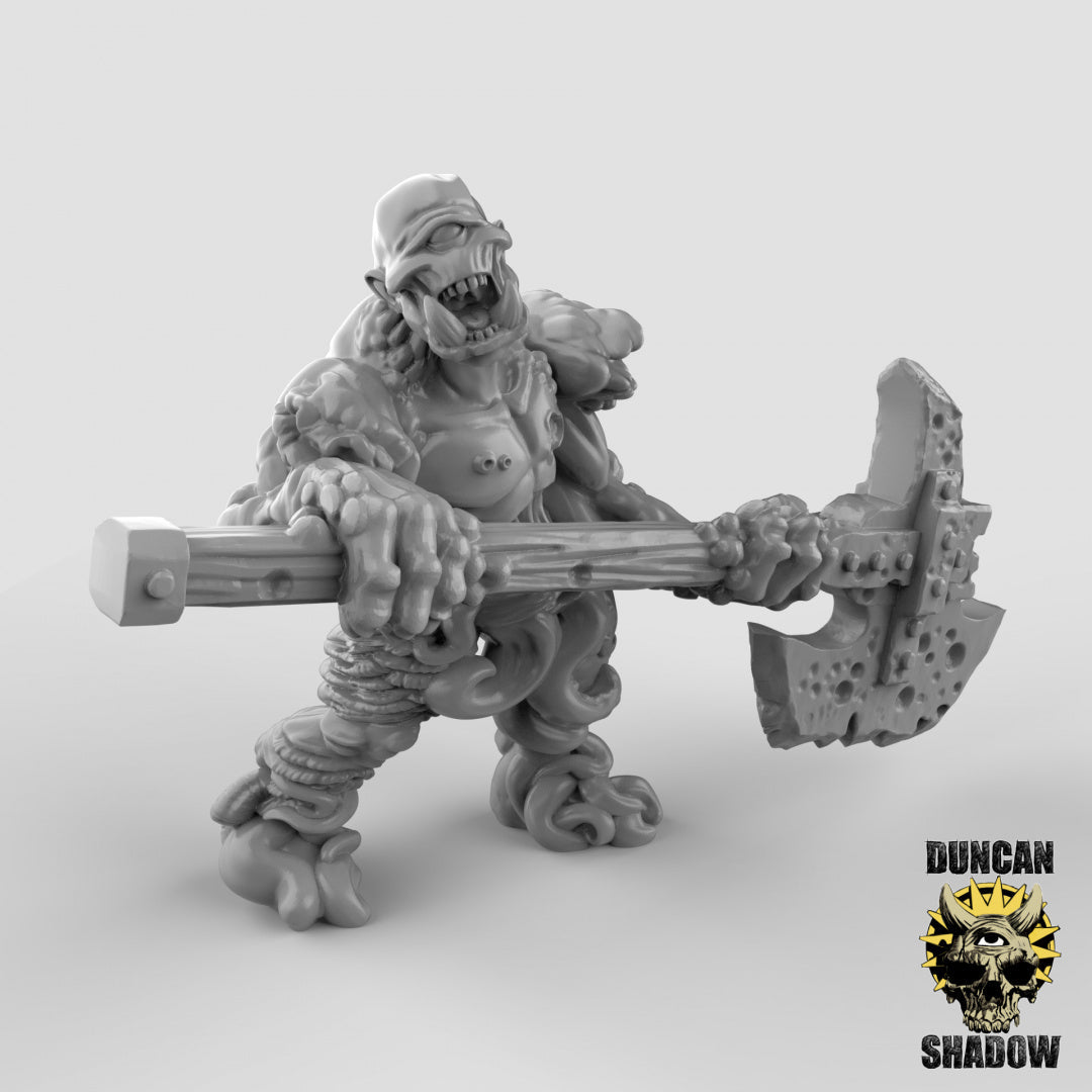 Plague Demon Archer Miniature | A - Tabletop RPG & D&D miniature. Perfect for wargaming & collectors