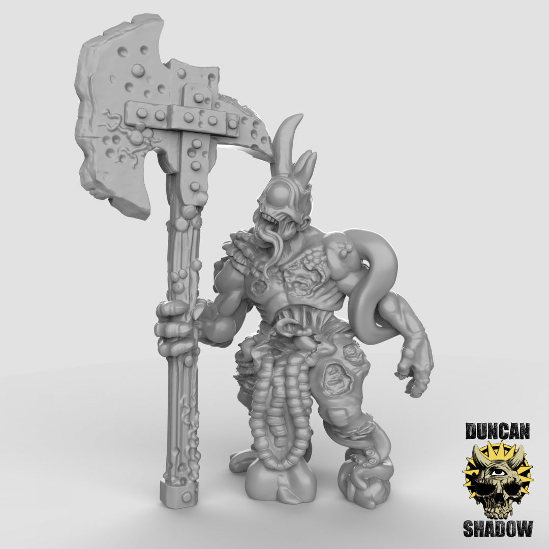 Plague Demon Archer Miniature | B - Tabletop RPG & D&D miniature. Perfect for wargaming & collectors