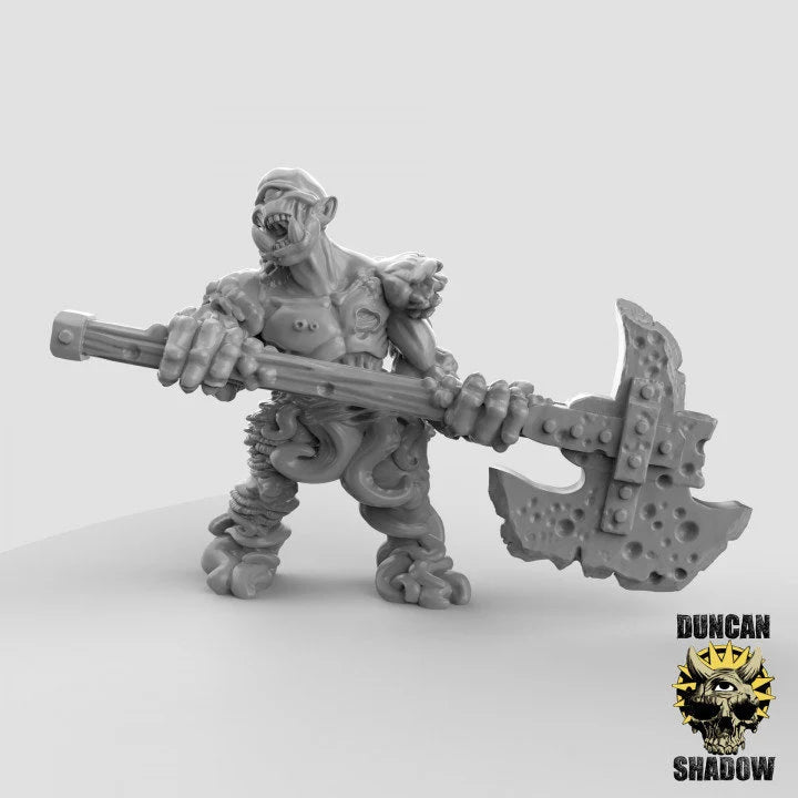 Plague Demon Miniature | A - Tabletop RPG & D&D miniature. Perfect for wargaming & collectors