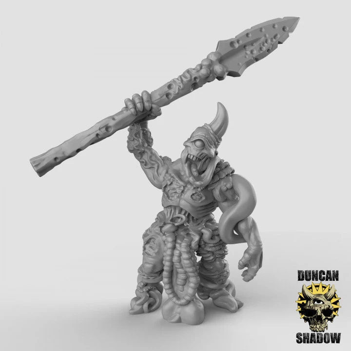 Plague Demon Miniature - A - 28mm