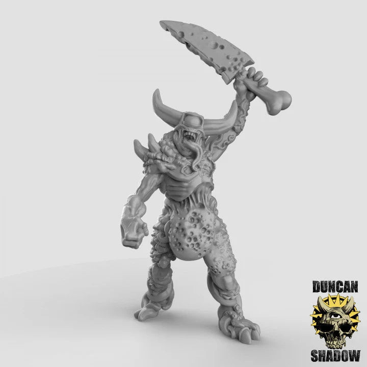 Plague Demon Miniature | B - Tabletop RPG & D&D miniature. Perfect for wargaming & collectors