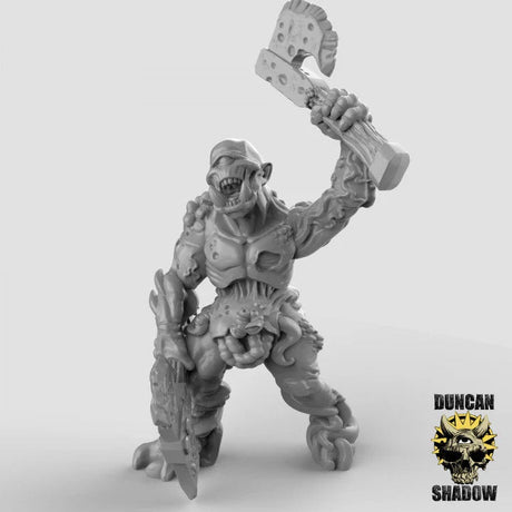 Plague Demon Miniature | C - Tabletop RPG & D&D miniature. Perfect for wargaming & collectors