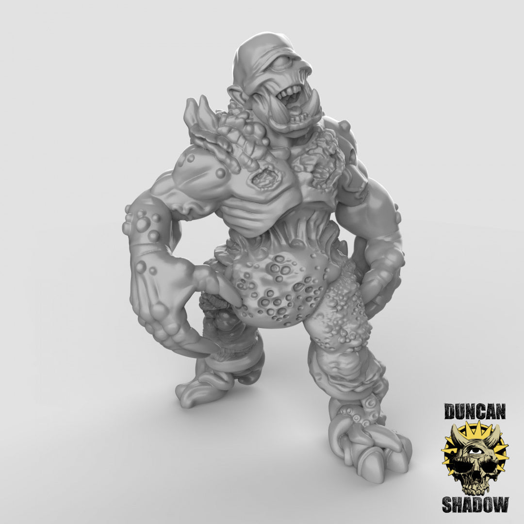 Plague Demon Monster Miniature - Middle - 28mm