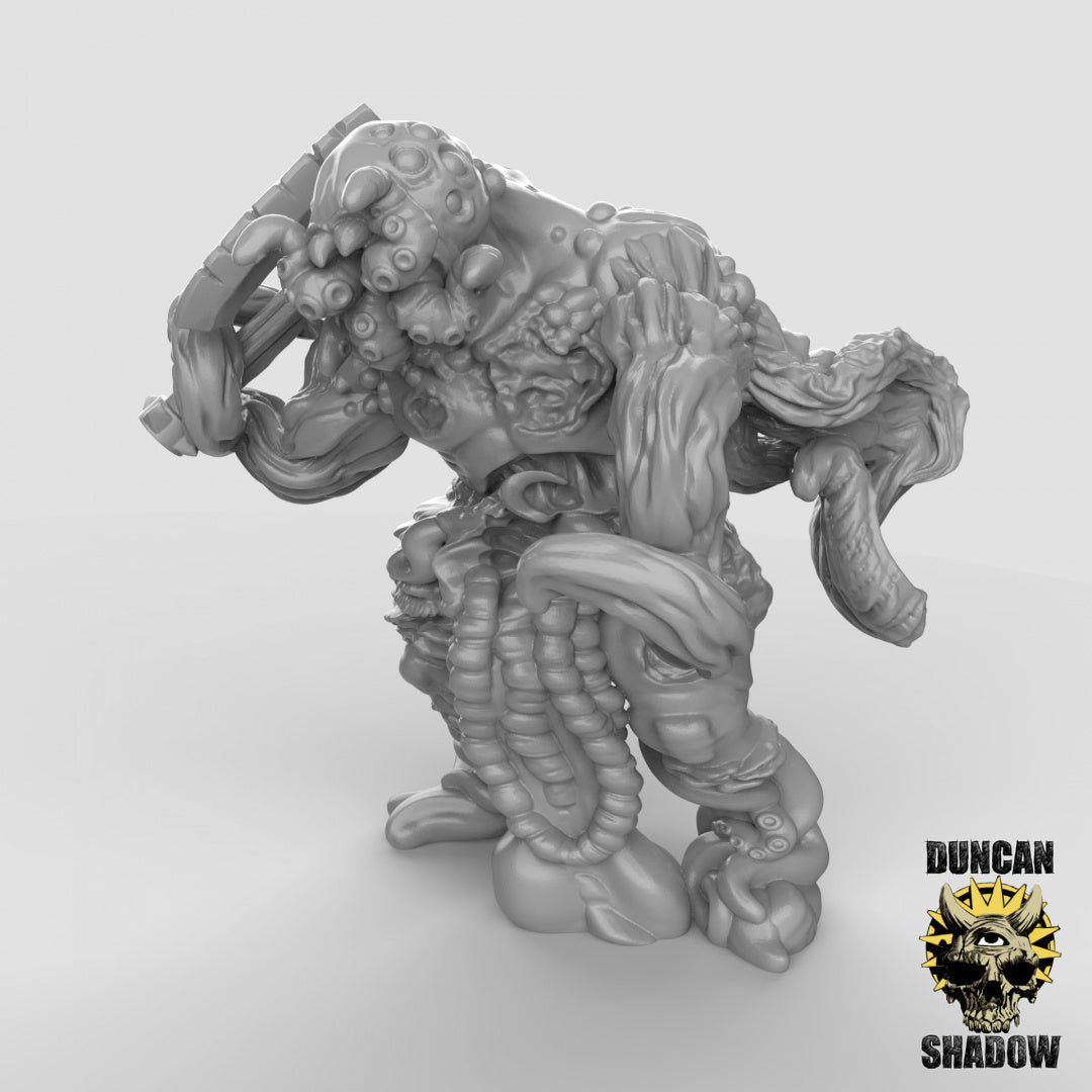 Plague Demon Monster Miniature | Right - Tabletop RPG & D&D miniature. Perfect for wargaming & collectors