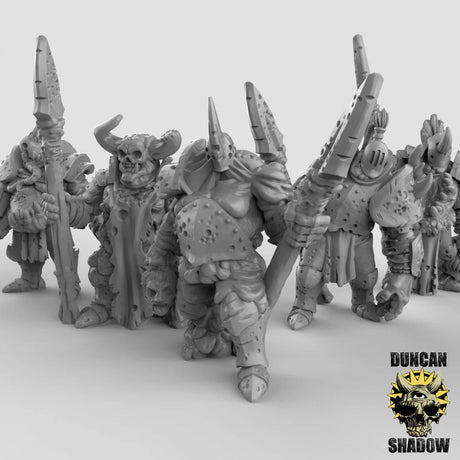 Plague Fighter Miniature | Set of 5 - Tabletop RPG & D&D miniature. Perfect for wargaming & collectors