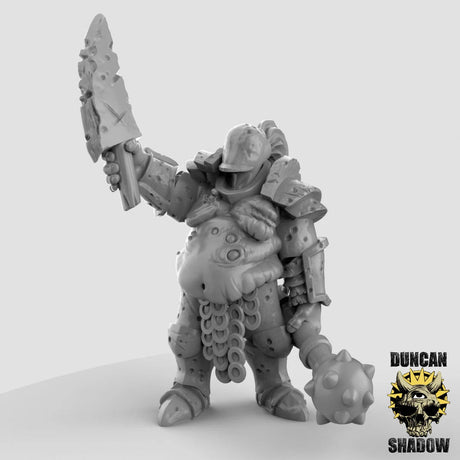 Plague Knights Miniature | A - Tabletop RPG & D&D miniature. Perfect for wargaming & collectors