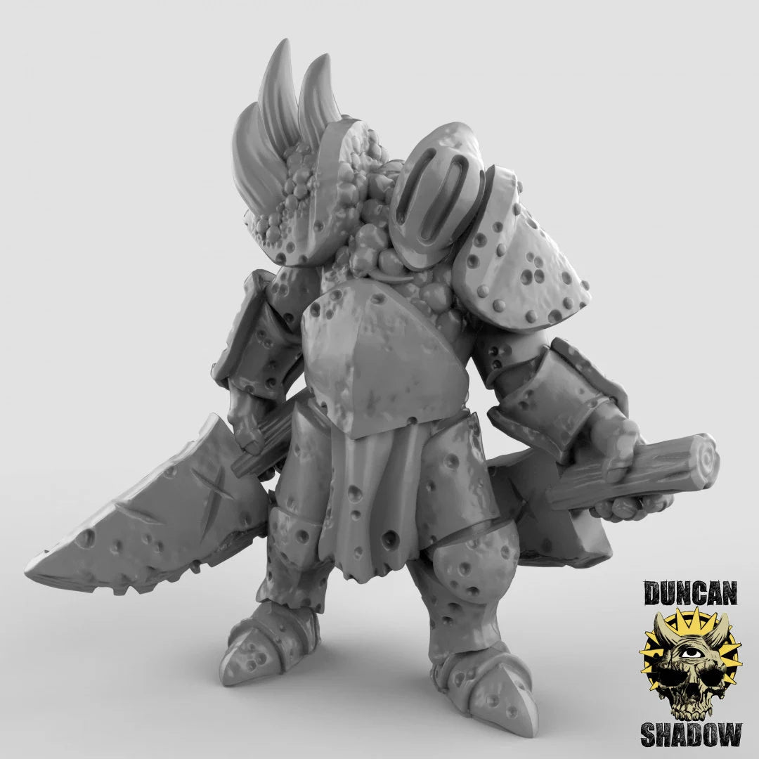 Plague Knights Miniature | D - Tabletop RPG & D&D miniature. Perfect for wargaming & collectors