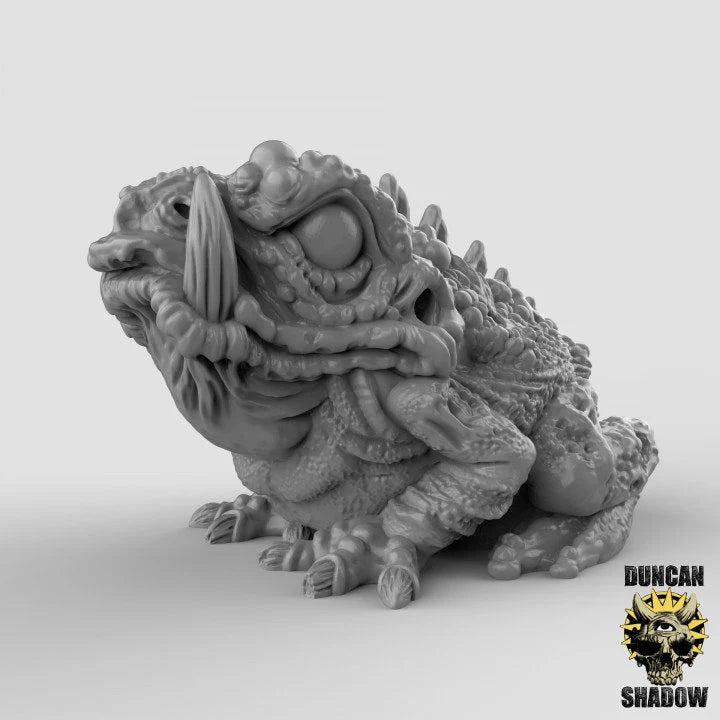 Plague Toads Miniature | B - Tabletop RPG & D&D miniature. Perfect for wargaming & collectors