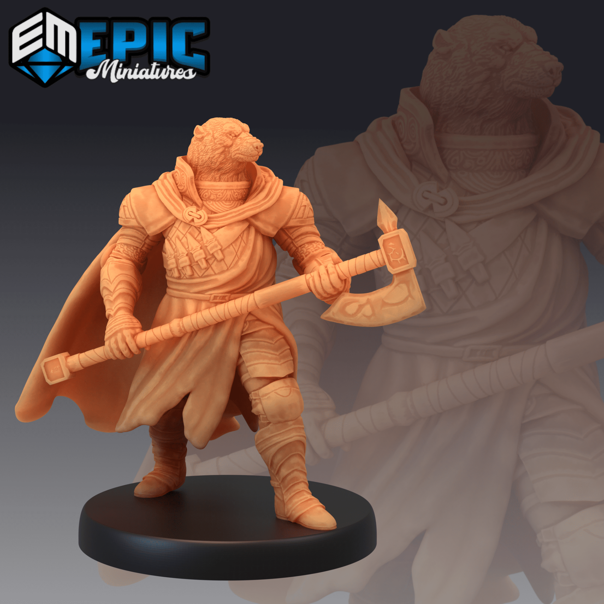 Polar Bear Miniature - A - 28mm