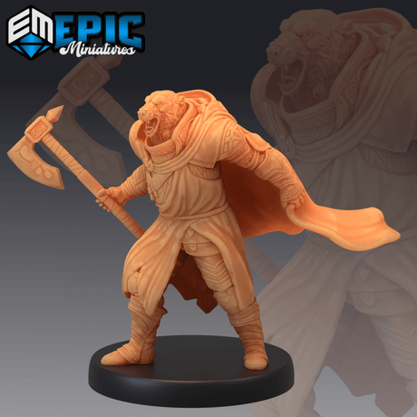 Polar Bear Miniature | B - Tabletop RPG & D&D miniature. Perfect for wargaming & collectors