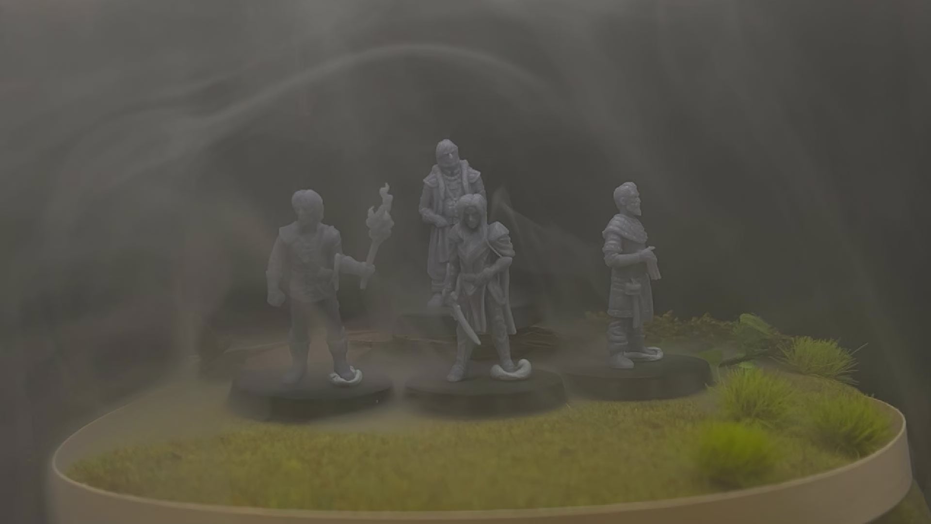 Townsfolk miniatures set – 3D printed fantasy NPC villagers for D&D and RPGs. Highly detailed models perfect for creating immersive town settings.