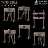 Prisoner Stockade Miniature | Full Set All Models - Tabletop RPG & D&D miniature. Perfect for wargaming & collectors