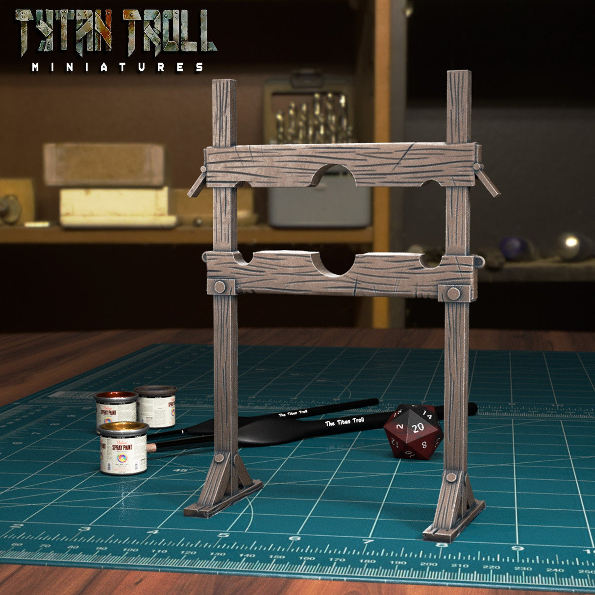 Prisoner Stockade Miniature | Stockade 2 - Tabletop RPG & D&D miniature. Perfect for wargaming & collectors