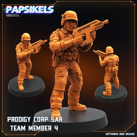 Prodigy Corp SAR Team | Prodigy Trooper 4 - Tabletop RPG & D&D miniature. Perfect for wargaming & collectors