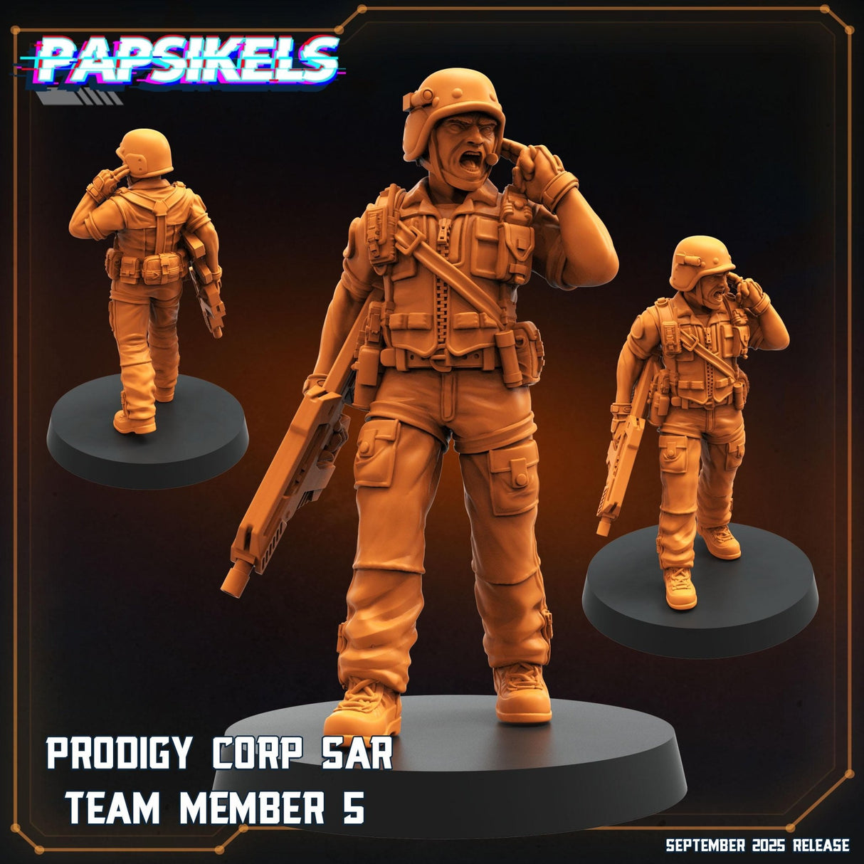Prodigy Corp SAR Team | Prodigy Trooper 5 - Tabletop RPG & D&D miniature. Perfect for wargaming & collectors