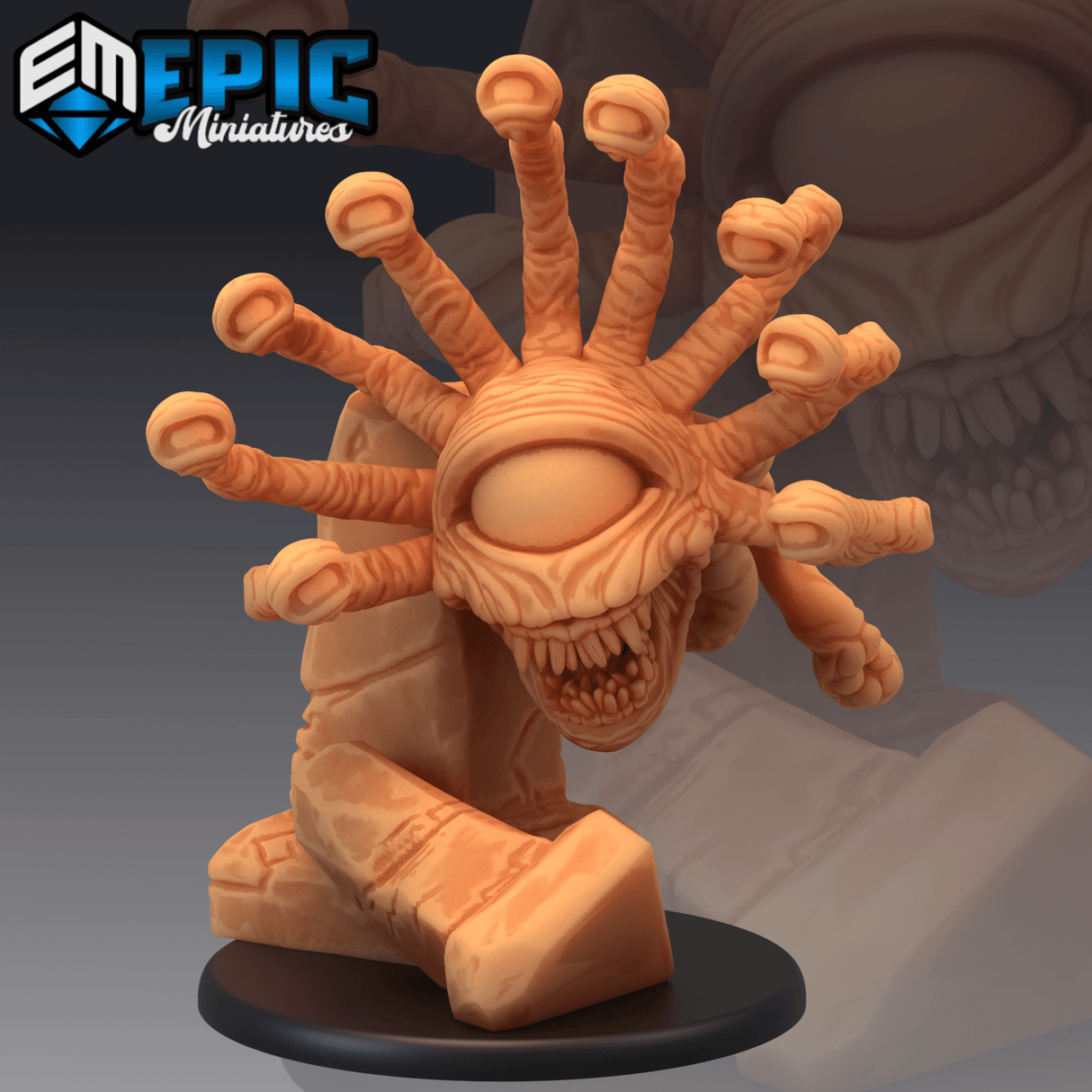 Psionic Tyrant Miniature | B - Tabletop RPG & D&D miniature. Perfect for wargaming & collectors