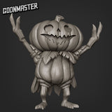 Pumpkin men Miniature | C - Tabletop RPG & D&D miniature. Perfect for wargaming & collectors