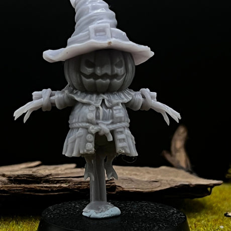Pumpkin Scarecrows Miniature | Full Set All Models - Tabletop RPG & D&D miniature. Perfect for wargaming & collectors