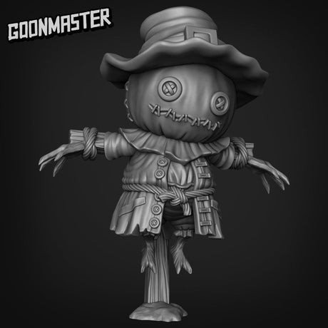 Pumpkin Scarecrows Miniature | G0168 - Tabletop RPG & D&D miniature. Perfect for wargaming & collectors